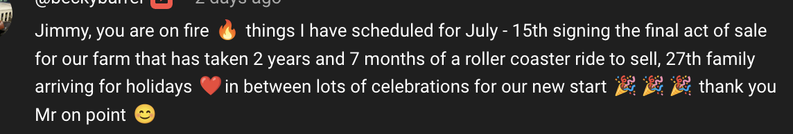 Member testimonial about astrology, predictions, and spiritual community